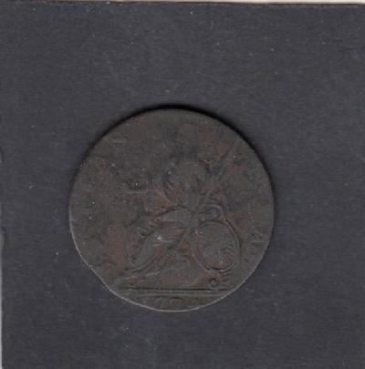 Beschrijving: 1/2 Penny GEORGIUS III